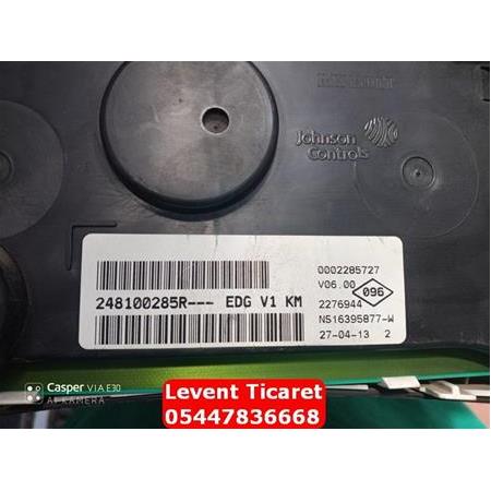 248100285R Dacia Dokker Çıkma Gösterge Paneli